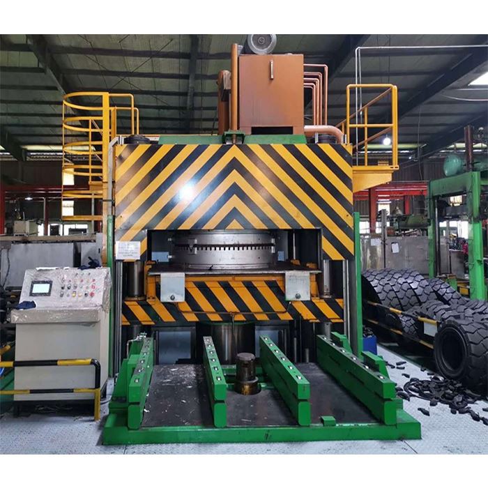 Gwasg Vulcanizing Teiars Solid